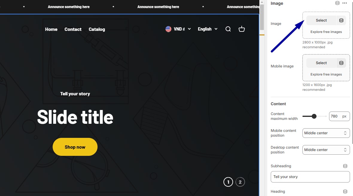 Add images or videos to your slides